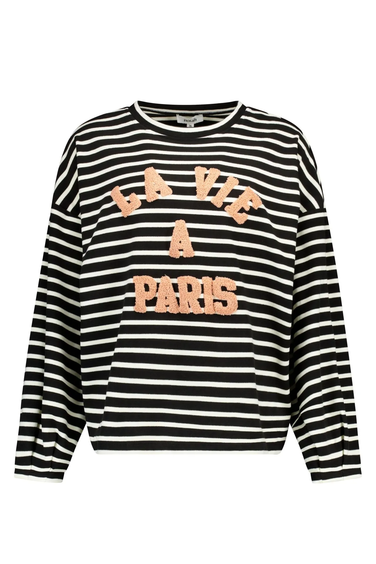 Gestreepte sweater "La vie à Paris"