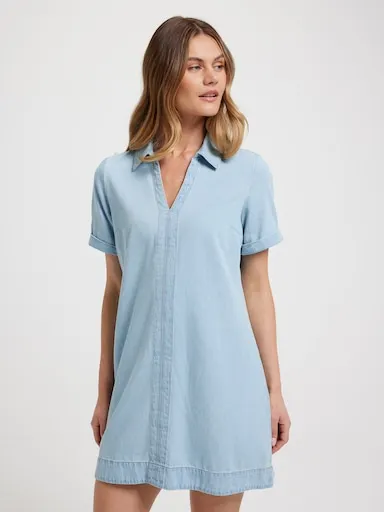 Just Jeans Andy Denim Popover Dress