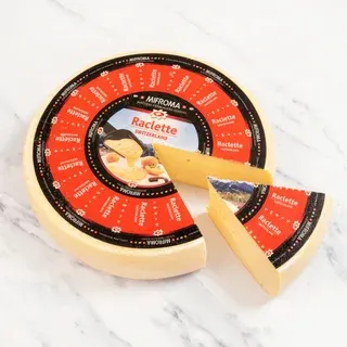 Mifroma Raclette Whole Wheel Cheese, Approximately 11 lbs.