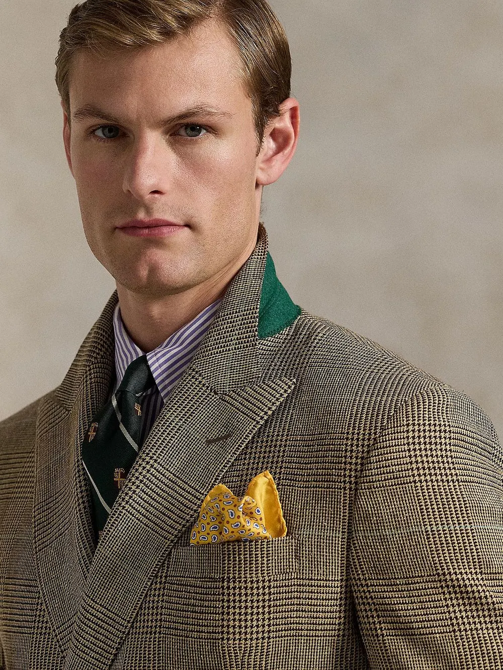 GLEN PLAID SUIT JACKET
