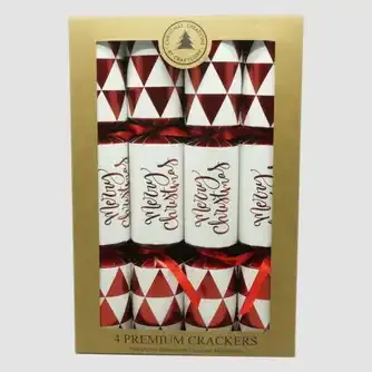 Xmas Crackers CFT Premium Honeycomb 4 Pk