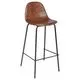 Tabouret de bar VLADI marron H 95cm