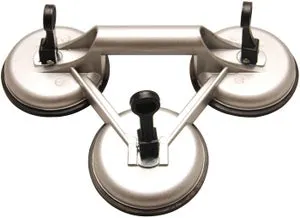 BGS Sollevatore a ventosa triplo | alluminio | Ø 115 mm