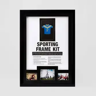 Urban Loft DIY Sports Frame with 3 Photo Black 70x100cm
