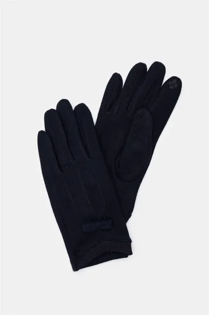 Handschoenen met strik en touchscreenvinger