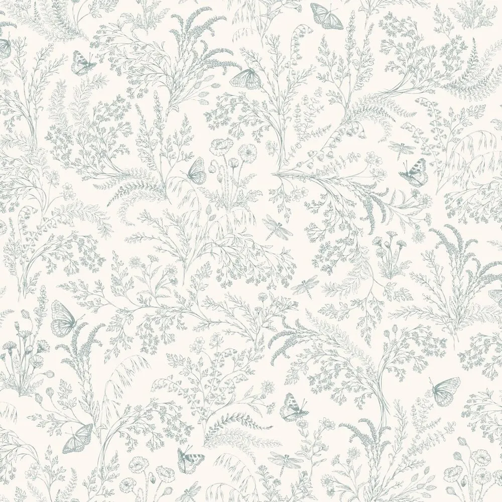 Tapet Together 10x0,53 m Wildflower tangle Cream
