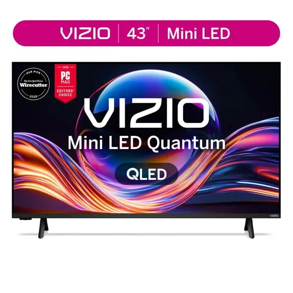 VIZIO 43 Mini LED Quantum 4K QLED HDR Smart TV (NEW 2026) VQM43C-10