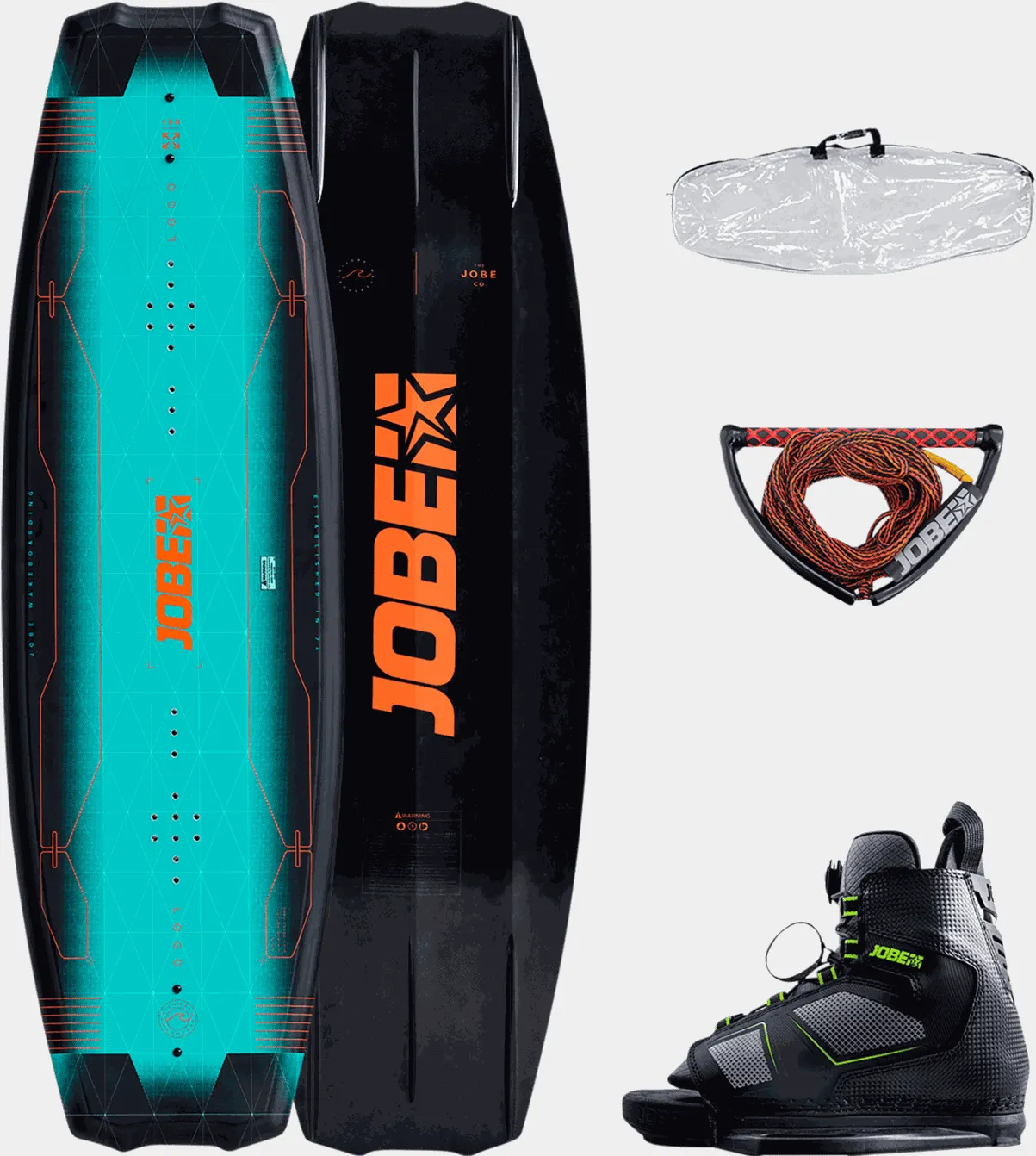 Logo Wakeboard 138 & Unit Bindings Package, Wakeboard pakkesett, unisex