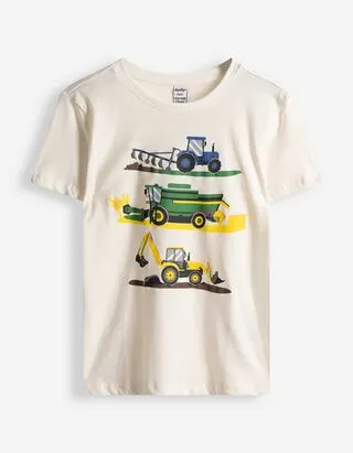 T-shirt - Stampa frontale - bianco