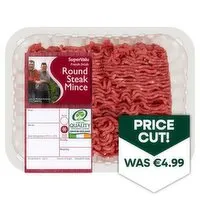 SuperValu Fresh Irish Beef Round Steak Mince (454 g) Open Product Description