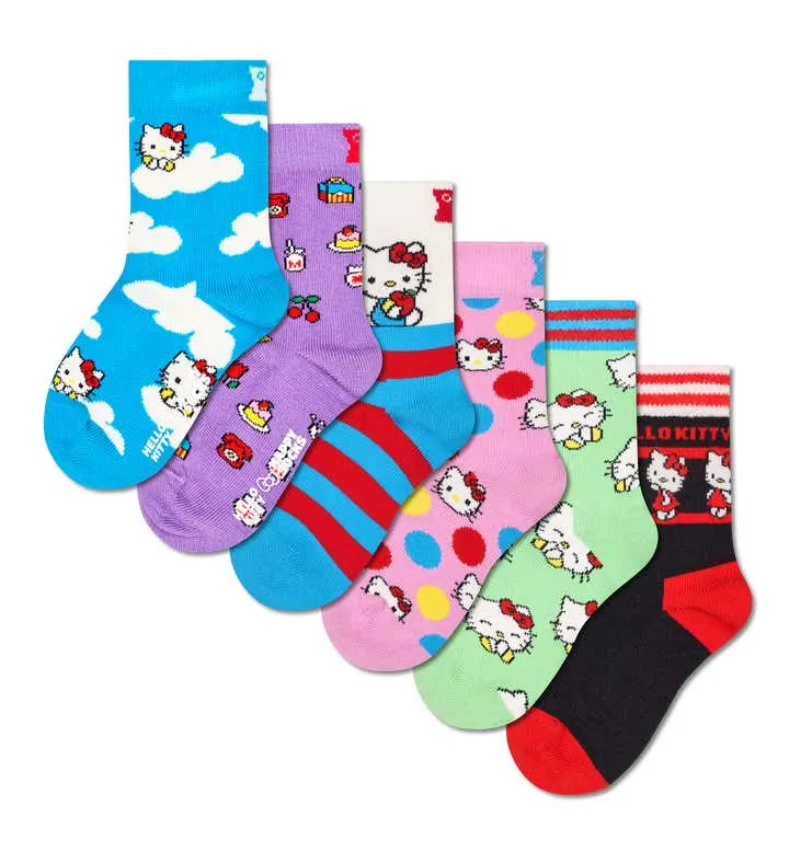 Kids Hello Kitty 6-Pack Socks