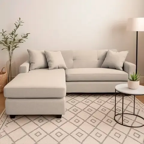 Sofá L Intercambiable New Sevilla Tela Beige