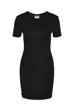 Vestido corto manga corta
