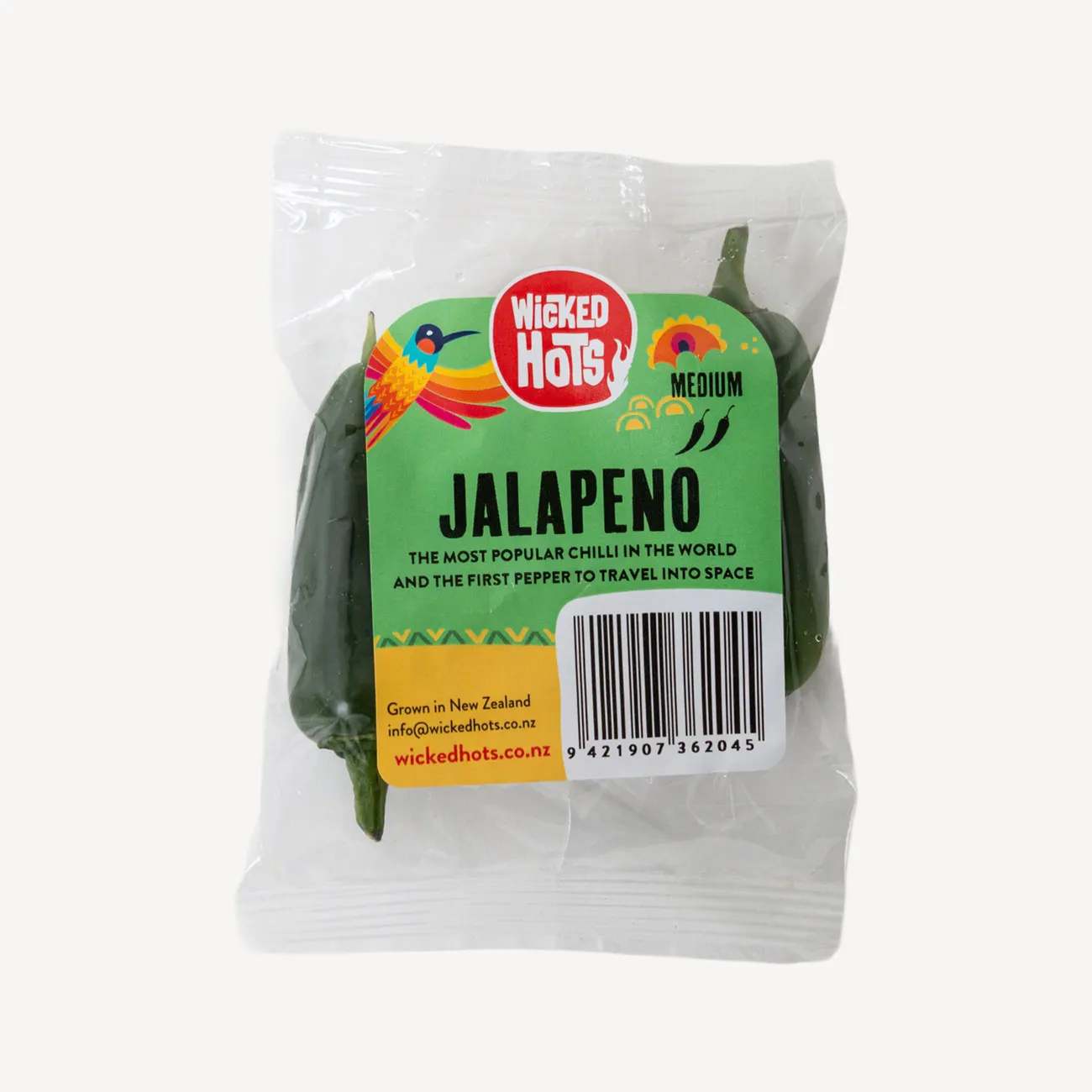 wicked hots jalapeno green 2 pac