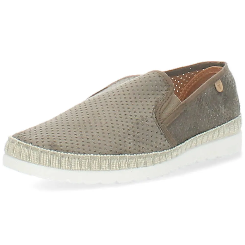 bruine espadrilles