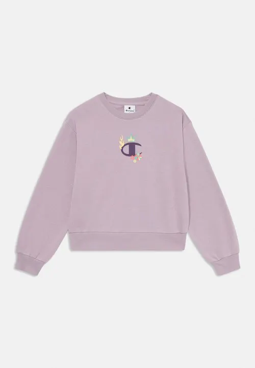 GRAPHIC CREW NECK - Sweatshirt - mauve