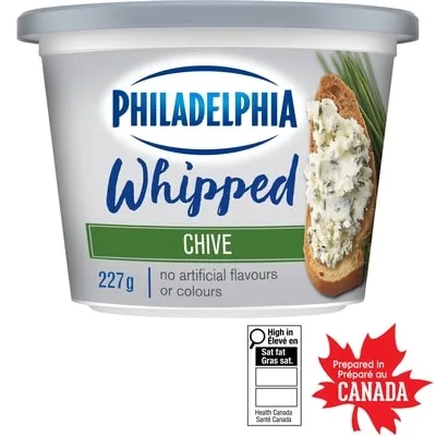 Whipped Chives Cream Cheese Product