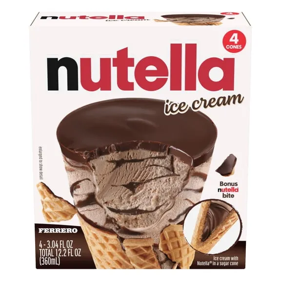 Nutella Ice Cream Cones $5.54 45.4 ¢/fl oz