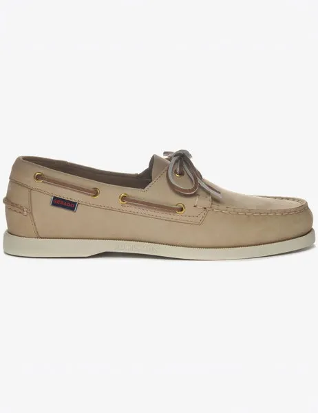 Docksides Portland Nubuck Shoes Beige Camel