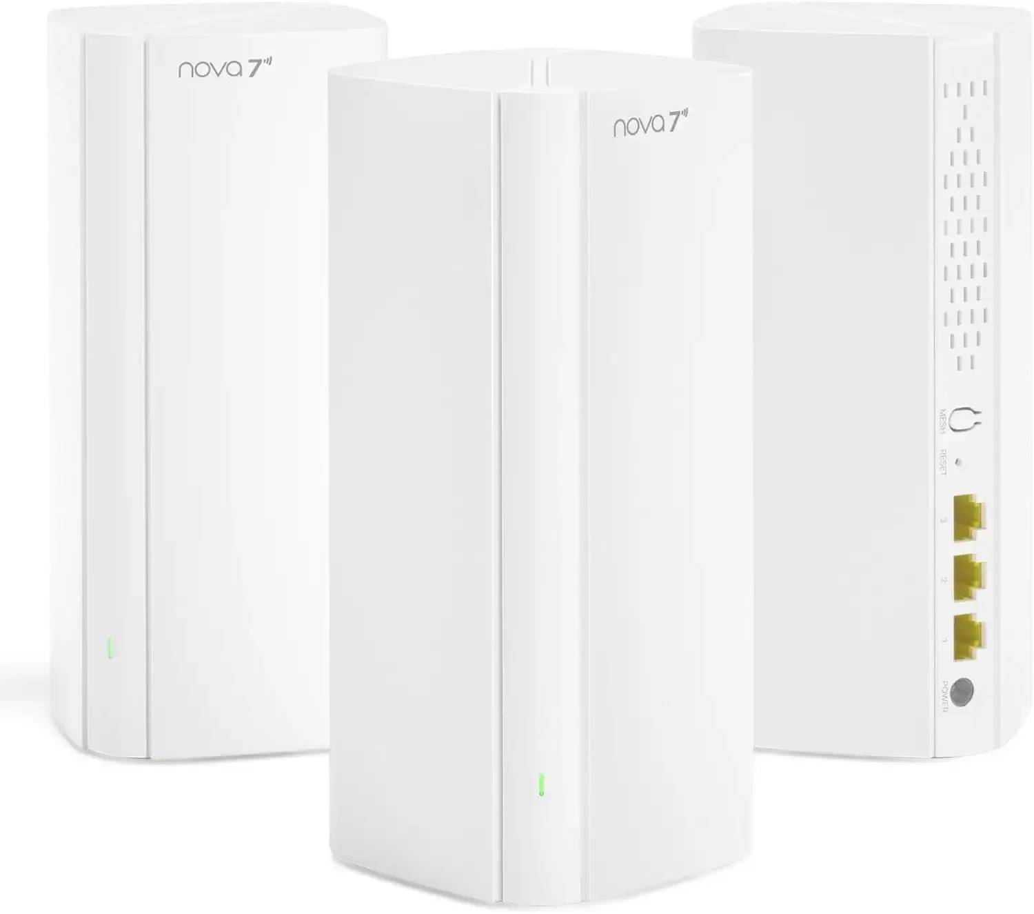 Tenda WiFi 7 Mesh System BE3600 – Dual Band Mesh WiFi System for Home, Covers Up to 6,600 Sq. Ft., Seamless Mesh Network with 3 Gigabit Ports, Supports 160+ Devices, MLO, VPN, 4K QAM, ME3 Pro (3-Pack)