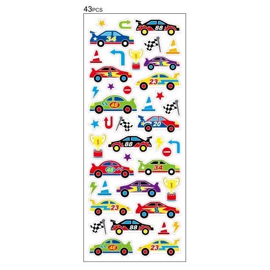 Stickers Racerbiler Tinka
