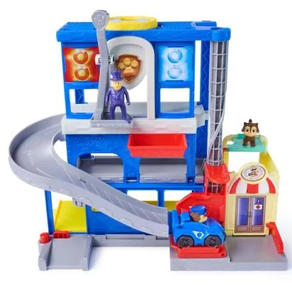 LA PAT' PATROUILLE - PLAYSET POSTE DE POLICE PUP SQUAD SEARCH & RESCUE