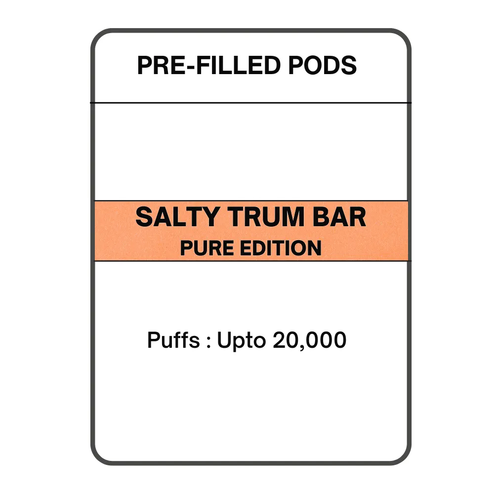 Salty TRUM Bar [Pure Edi.] Pre-filled Pods 28.5mg/mL
