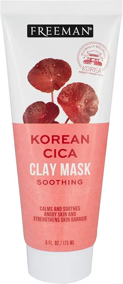 Freeman Exotic Blends Soothing Korean Cica Clay Facial Mask, 6 fl.oz./ 175 mL Tube