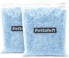 PetSafe ScoopFree Premium Crystal Cat Litter - Outperforms Clay Litter - Refill Packs - Reusable Tray Compatible - Fresh Scent - 4.3 lb Bags - 2 Pack PetSafe ScoopFree Premium Crystal Cat…