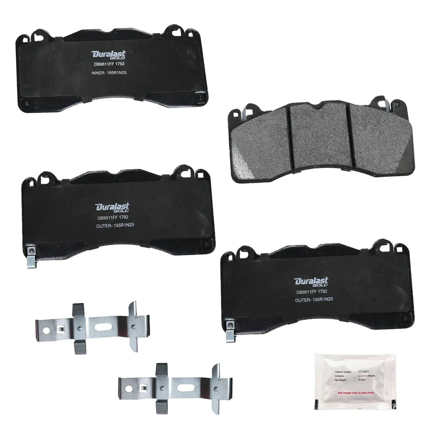 Duralast Gold Semi-Metallic Premium Brake Pads DG1792