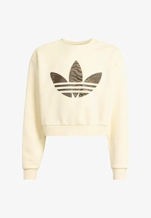 LOOSE BOXY CREW-JUNIOR - Sweatshirt - cream white