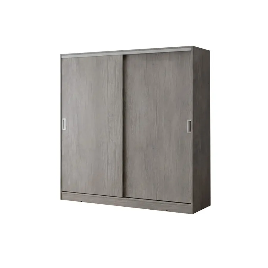 Placard Mosconi Dakar 1.80 m 2 Puertas Corredizas Guía Metálica Grei Neb Gr...