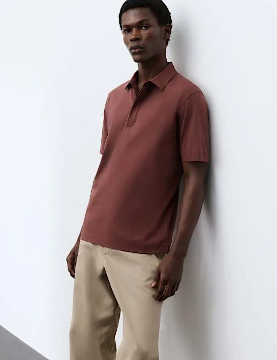 Poloshirt aus reiner Supima®-Baumwolle