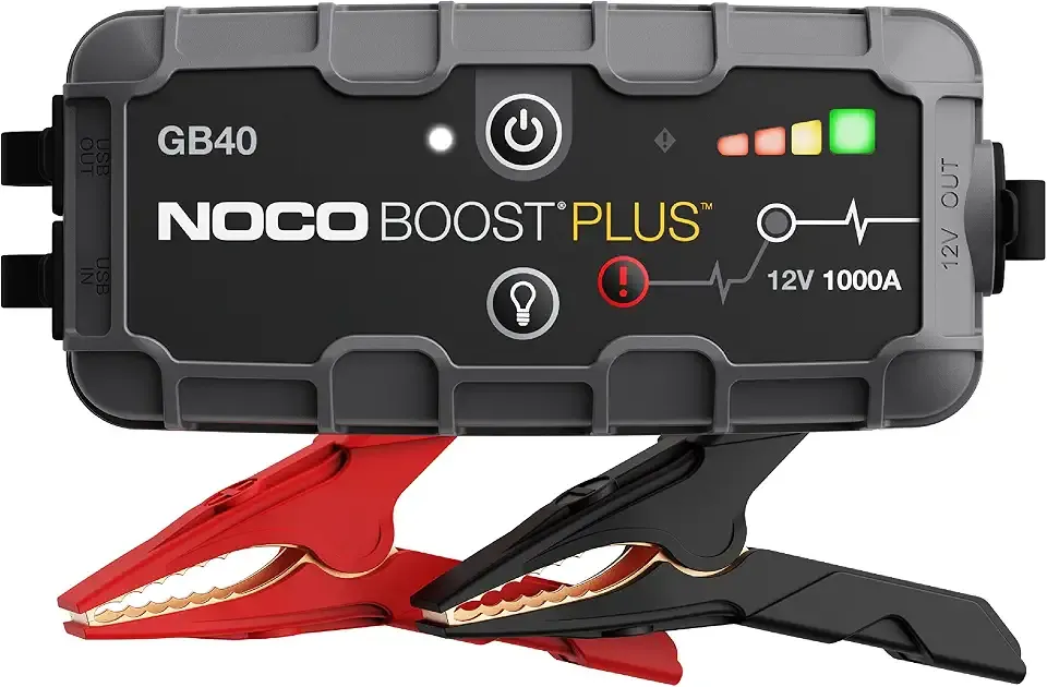 NOCO Boost GB40 12V 1000A UltraSafe Portable Lithium Jump Starter | Spark-Proof & Reverse Polarity Protection, For Car, Truck, Motorcycle, SUV, Boat, ATV, RV, up to 6.0L Gas & 3.0L Diesel