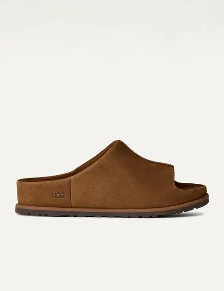 M. Otzo Slide Sandal Dark Chestnut