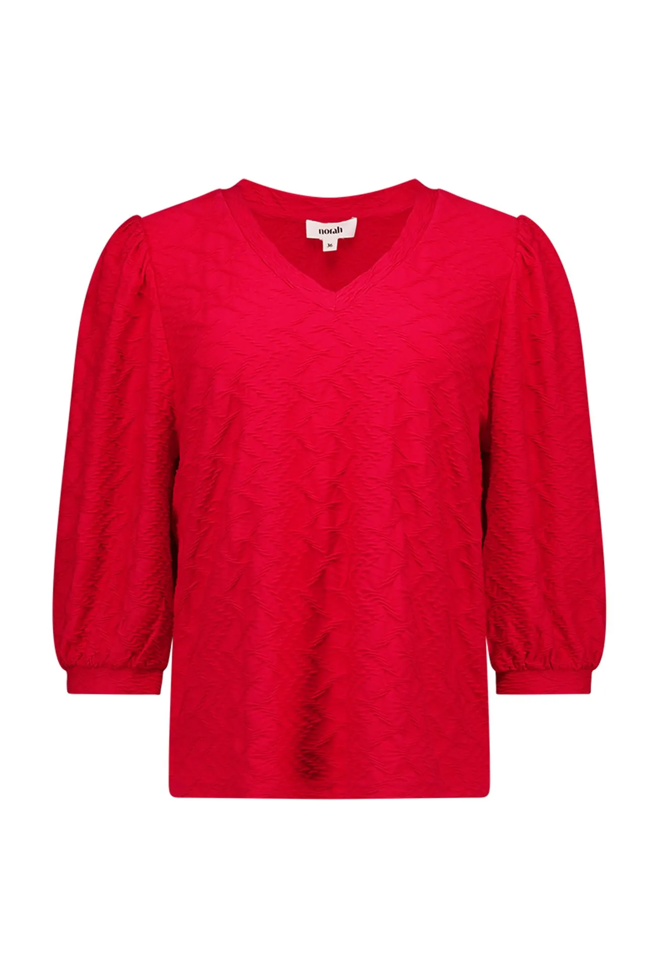 Rood shirt met structuur