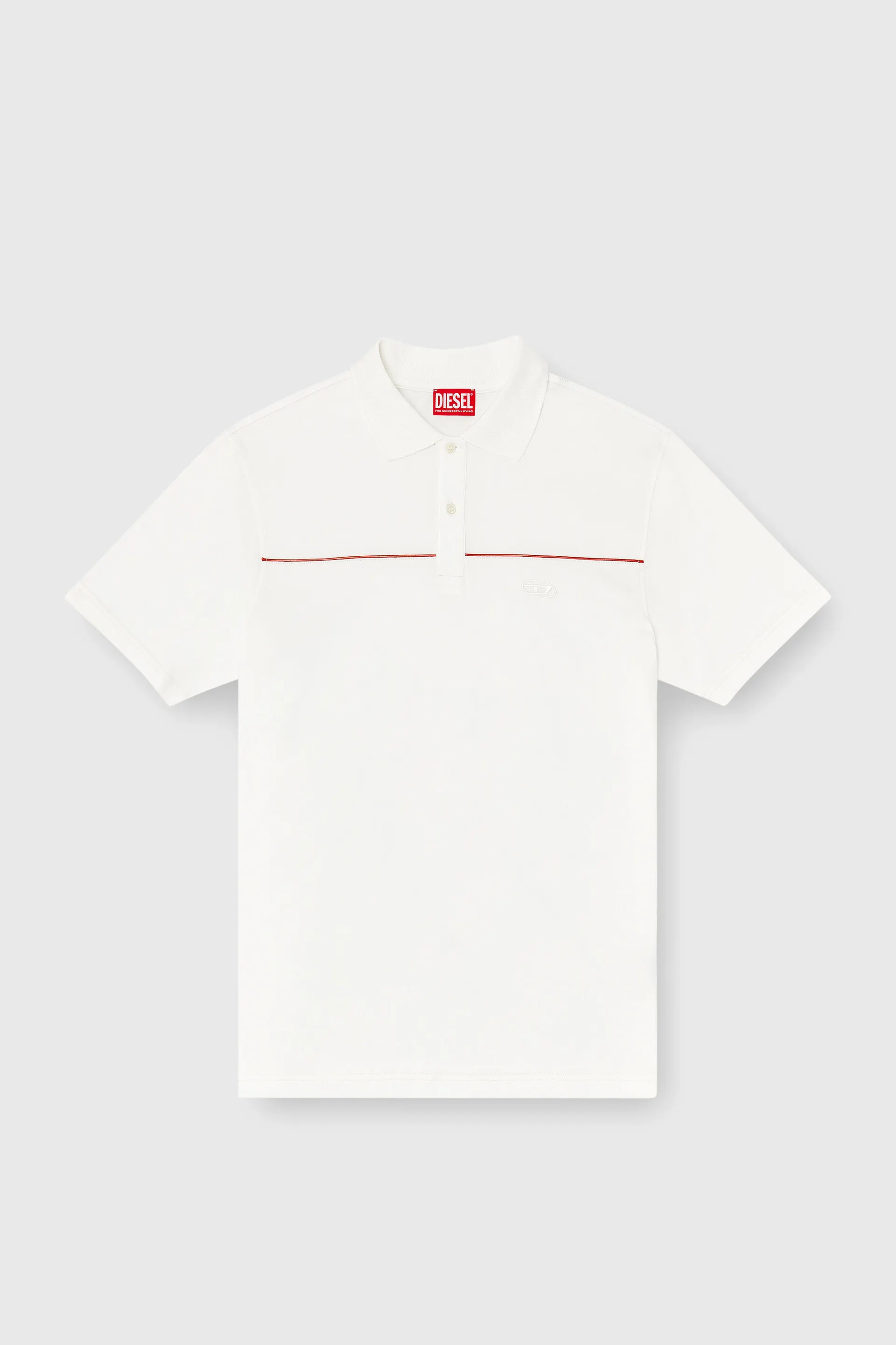 Polo shirt with contrast piping