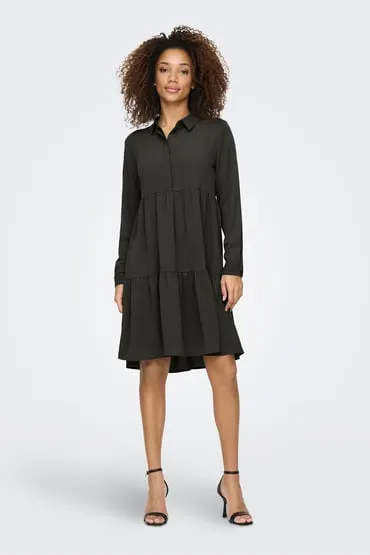 Vestido corto camisero