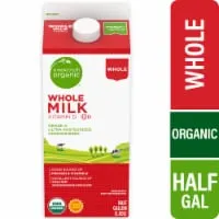 Simple Truth Organic® Vitamin D Whole Milk Half Gallon