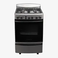Cocina multigas 4 hornallas plateado 968AC4