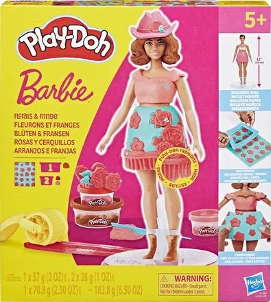PLAY-DOH BARBIE - COFFRET FLORAL AND FRINGE PLAY DOH Ref : 41227687