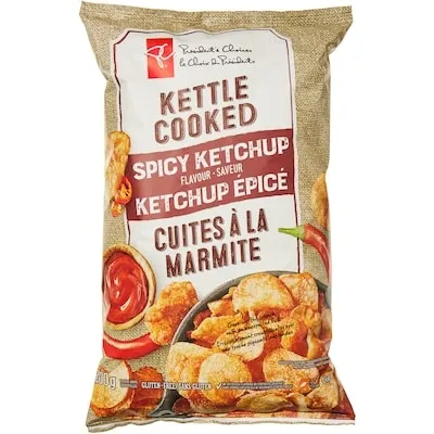 Spicy Ketchup Flavour Kettle Cooked Potato Chips