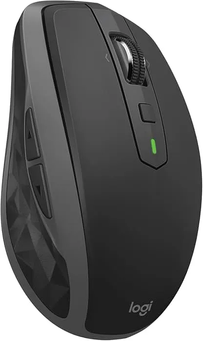 Logitech MX Anywhere 2S Bluetooth Edition Compact Wireless Mouse, No USB Receiver - Use On Any Surface, Hyper-Fast Scrolling, Rechargeable, Control Up to 3 Apple Mac and Windows Computers and Laptops Logitech MX Anywhere 2S Bluetooth Edition Compact Wi…
