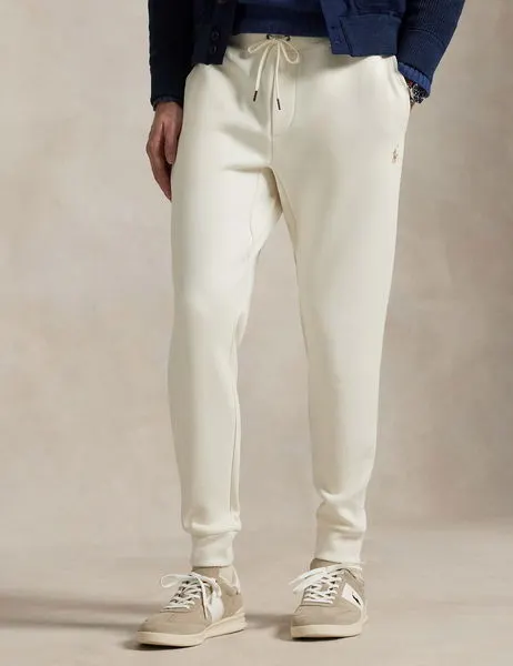 Double-Knit Jogging Bottom Pale Cream