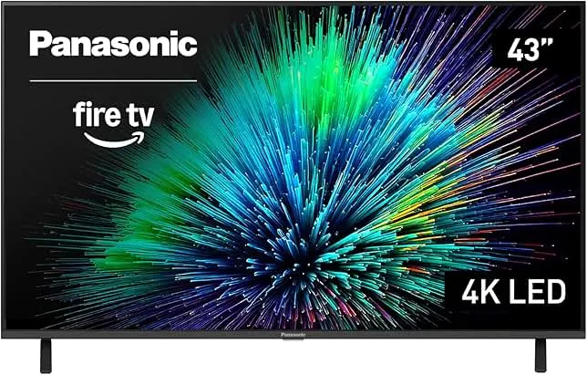 Panasonic W70 Series (2025 Model) 43" LED 4K Ultra HD Smart Fire TV, Press & Ask Alexa, Apple AirPlay, HDR10+, HDMI 2.1, and Bluetooth Support - 43W70BP
