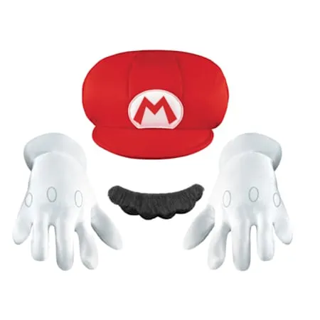 Super Mario™ - Youth Costume Mario Accessory Kit