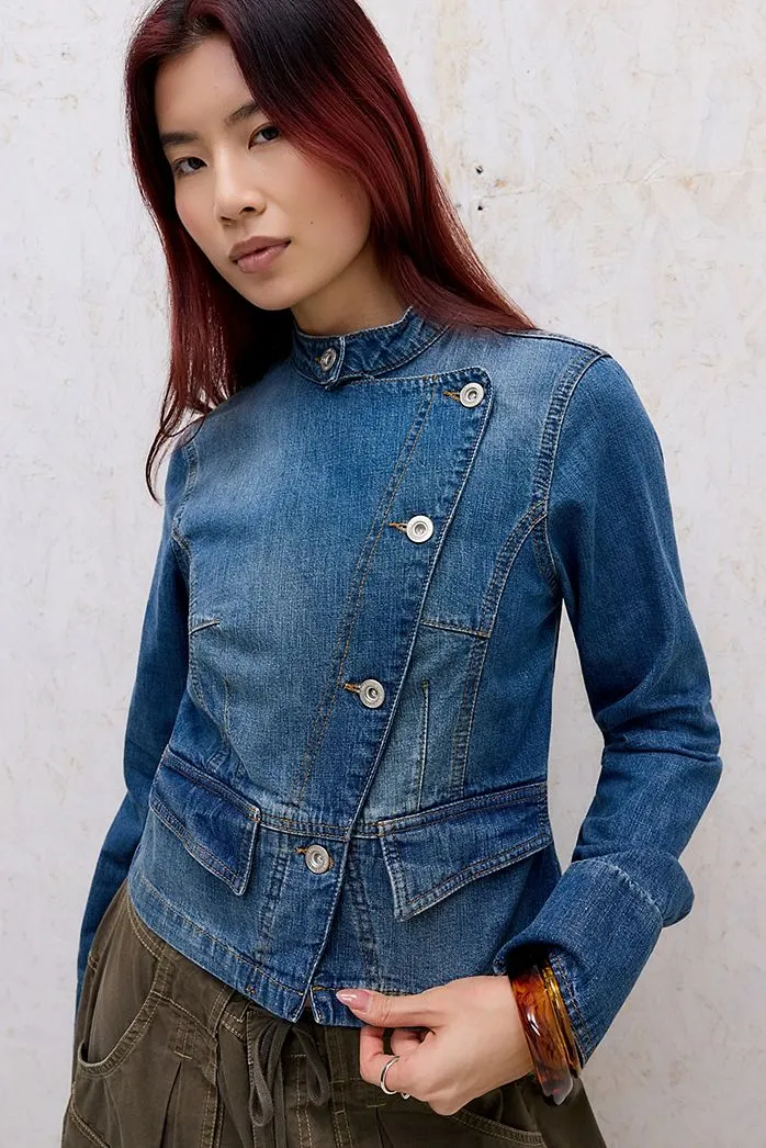 Giacca di Jeans Asimmetrica Gaia BDG
