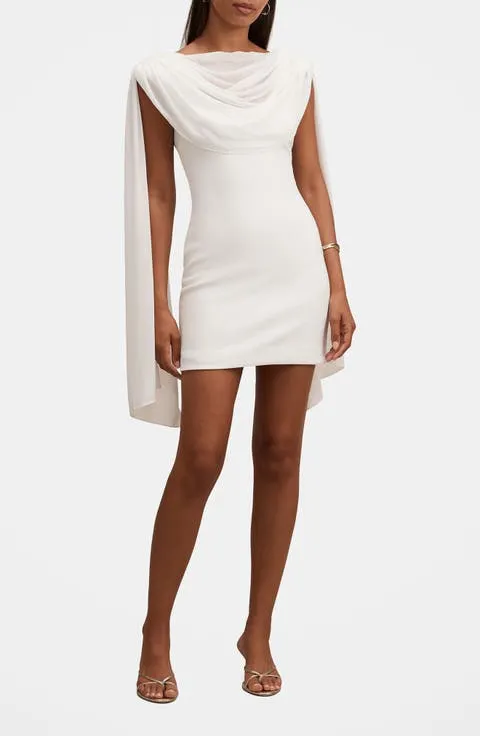 Ever New Bowie Drape Detail Minidress