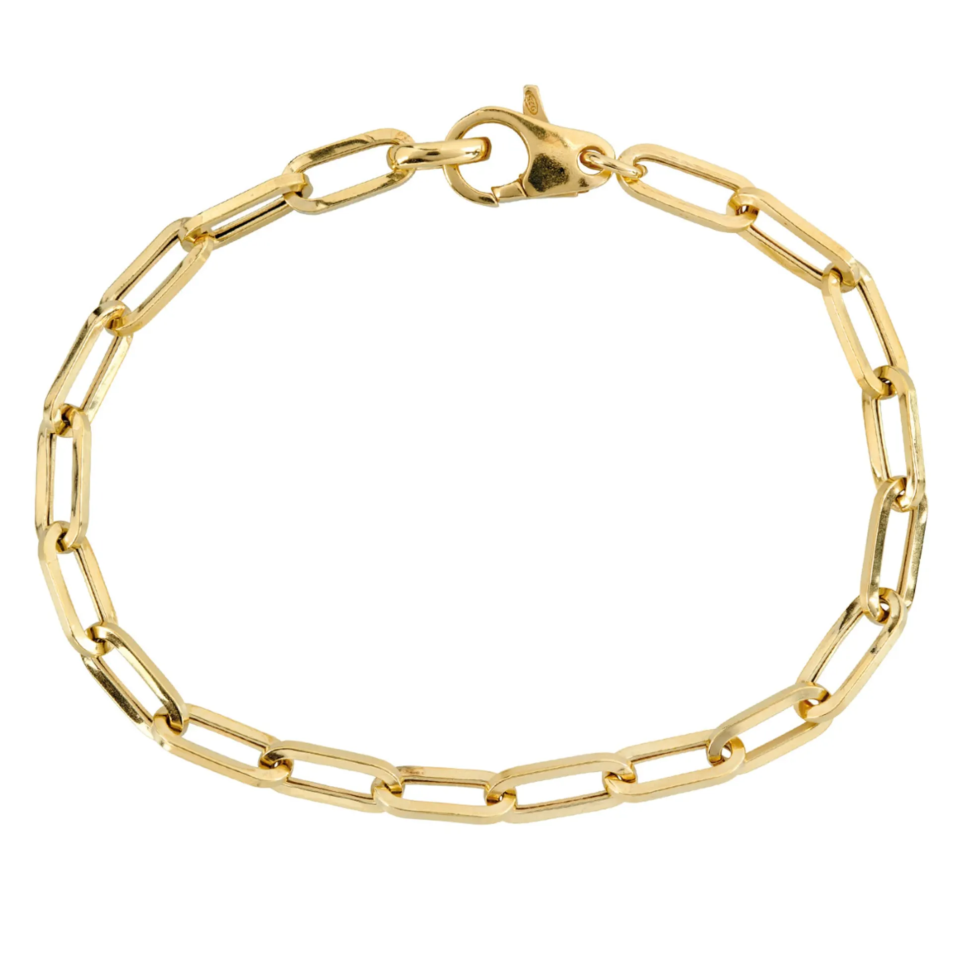 Armbånd gullforgylt sølv