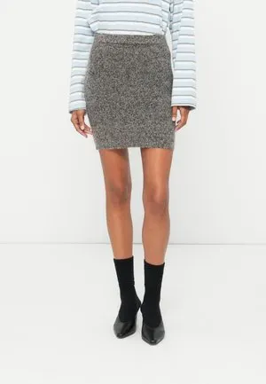 KELSIE SKIRT - Miniskjørt - fossil melange